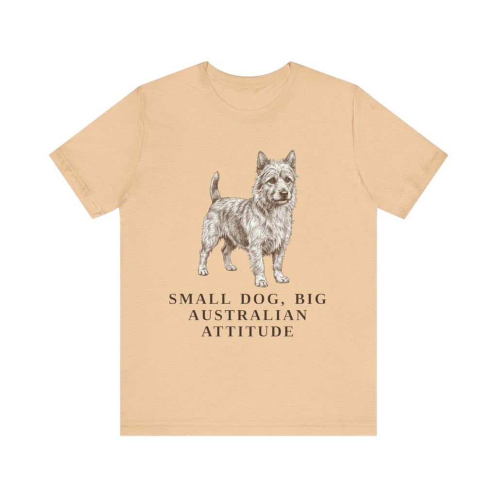 Australian Terrier Humor Shirt, Vintage Dog Sketch Tee, Dog Humor Gift