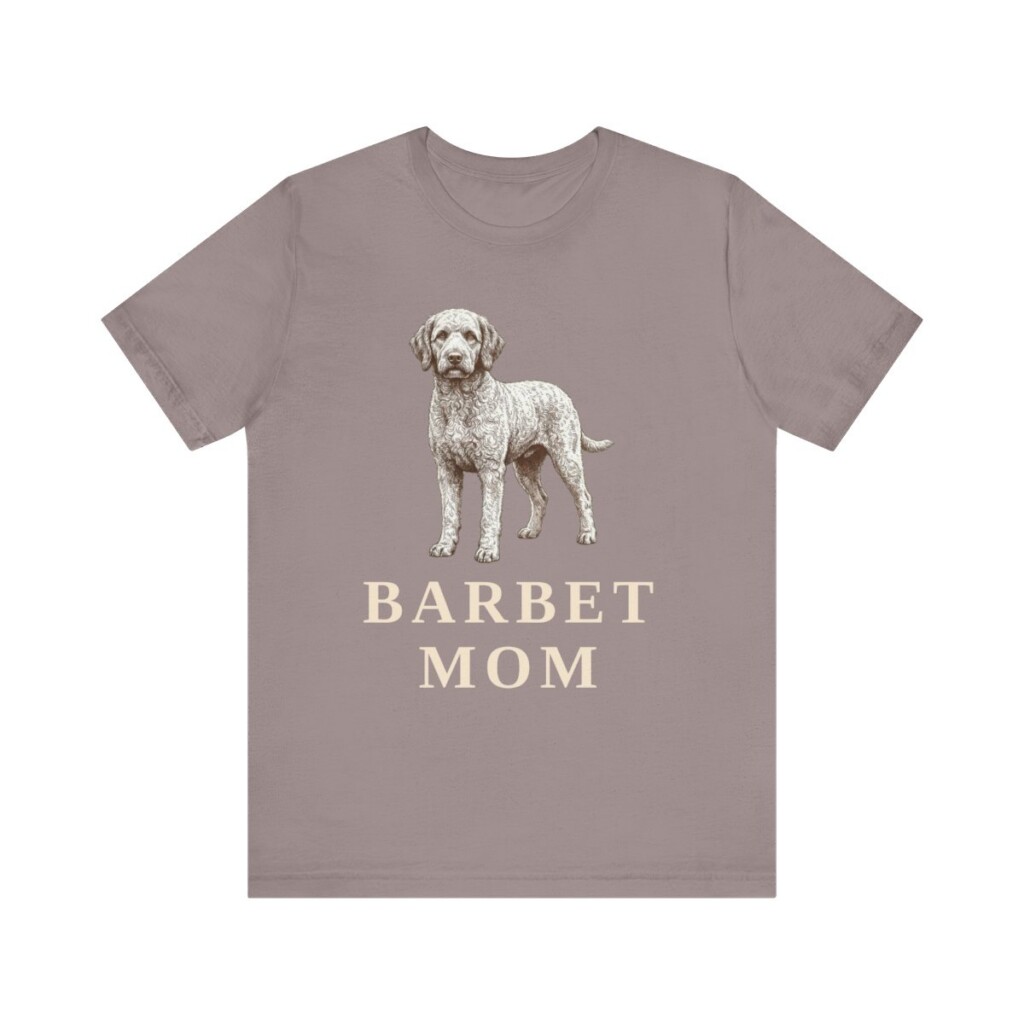 Barbet Mom Shirt, Vintage Dog Sketch Tee, Dog Mom Gift Barbet Mom Shirt, Vintage Dog Sketch Tee, Dog Mom Gift