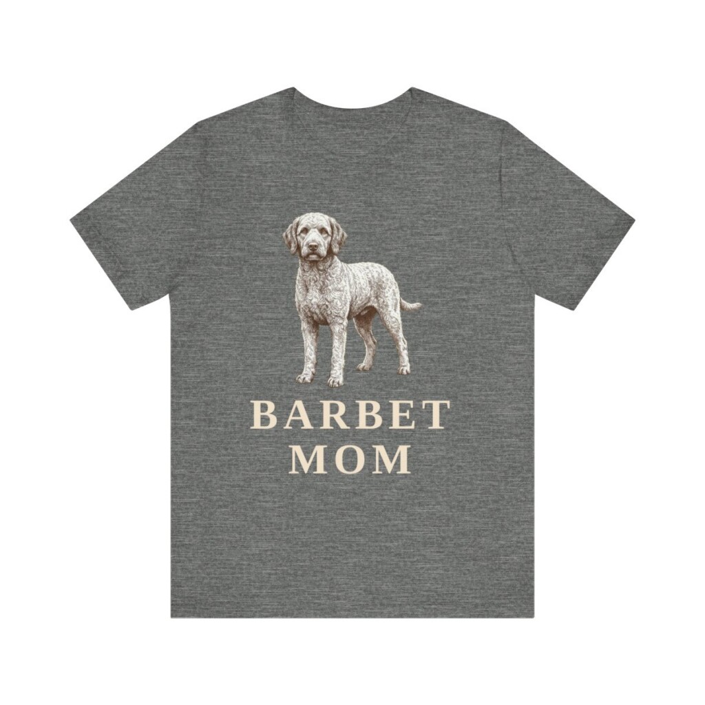 Barbet Mom Shirt, Vintage Dog Sketch Tee, Dog Mom Gift Barbet Mom Shirt, Vintage Dog Sketch Tee, Dog Mom Gift