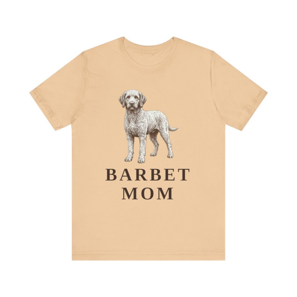 Barbet Mom Shirt, Vintage Dog Sketch Tee, Dog Mom Gift Barbet Mom Shirt, Vintage Dog Sketch Tee, Dog Mom Gift
