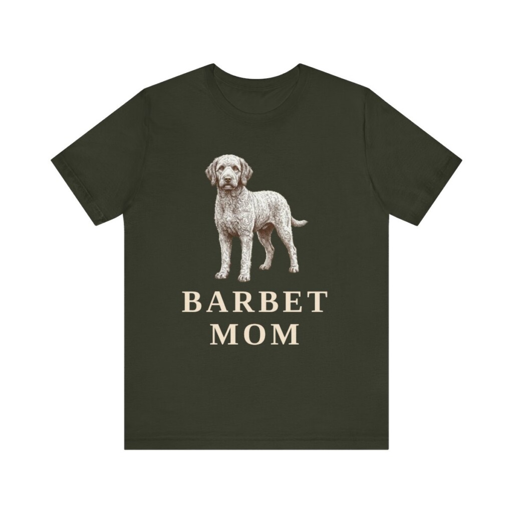 Barbet Mom Shirt, Vintage Dog Sketch Tee, Dog Mom Gift Barbet Mom Shirt, Vintage Dog Sketch Tee, Dog Mom Gift