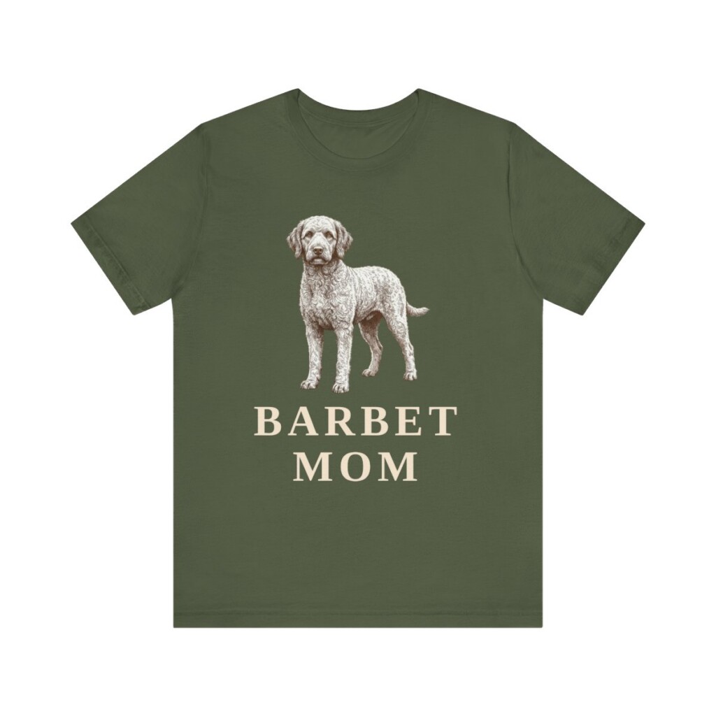 Barbet Mom Shirt, Vintage Dog Sketch Tee, Dog Mom Gift Barbet Mom Shirt, Vintage Dog Sketch Tee, Dog Mom Gift