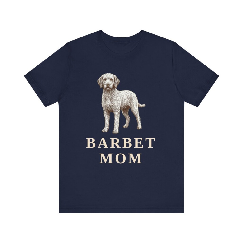 Barbet Mom Shirt, Vintage Dog Sketch Tee, Dog Mom Gift Barbet Mom Shirt, Vintage Dog Sketch Tee, Dog Mom Gift