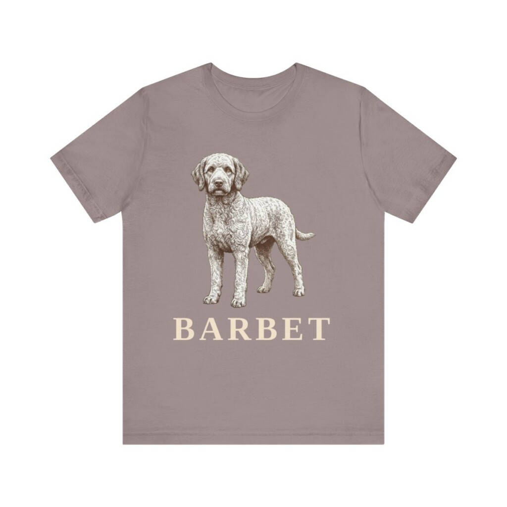 Barbet Lover Shirt, Vintage Dog Sketch Tee, Dog Lover Gift