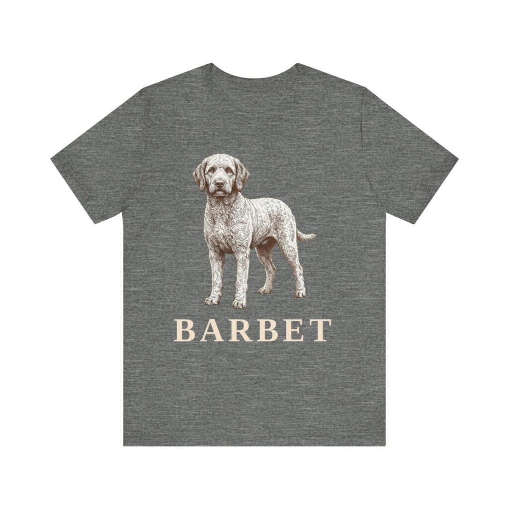 Barbet Lover Shirt, Vintage Dog Sketch Tee, Dog Lover Gift