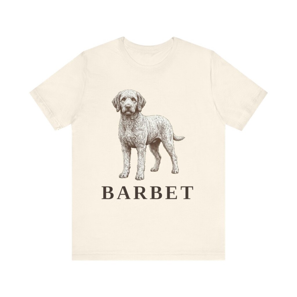 Barbet Lover Shirt, Vintage Dog Sketch Tee, Dog Lover Gift
