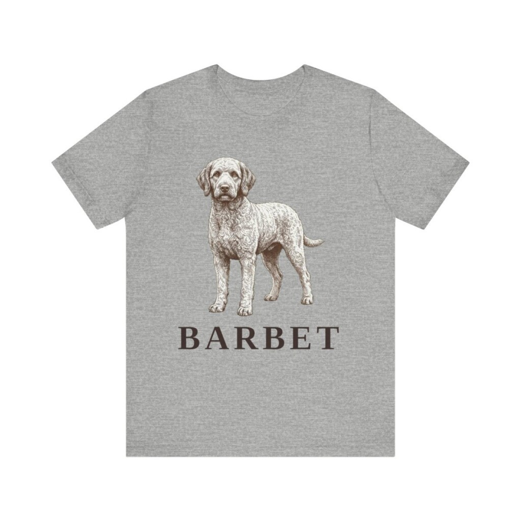 Barbet Lover Shirt, Vintage Dog Sketch Tee, Dog Lover Gift