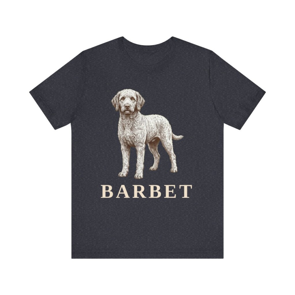 Barbet Lover Shirt, Vintage Dog Sketch Tee, Dog Lover Gift