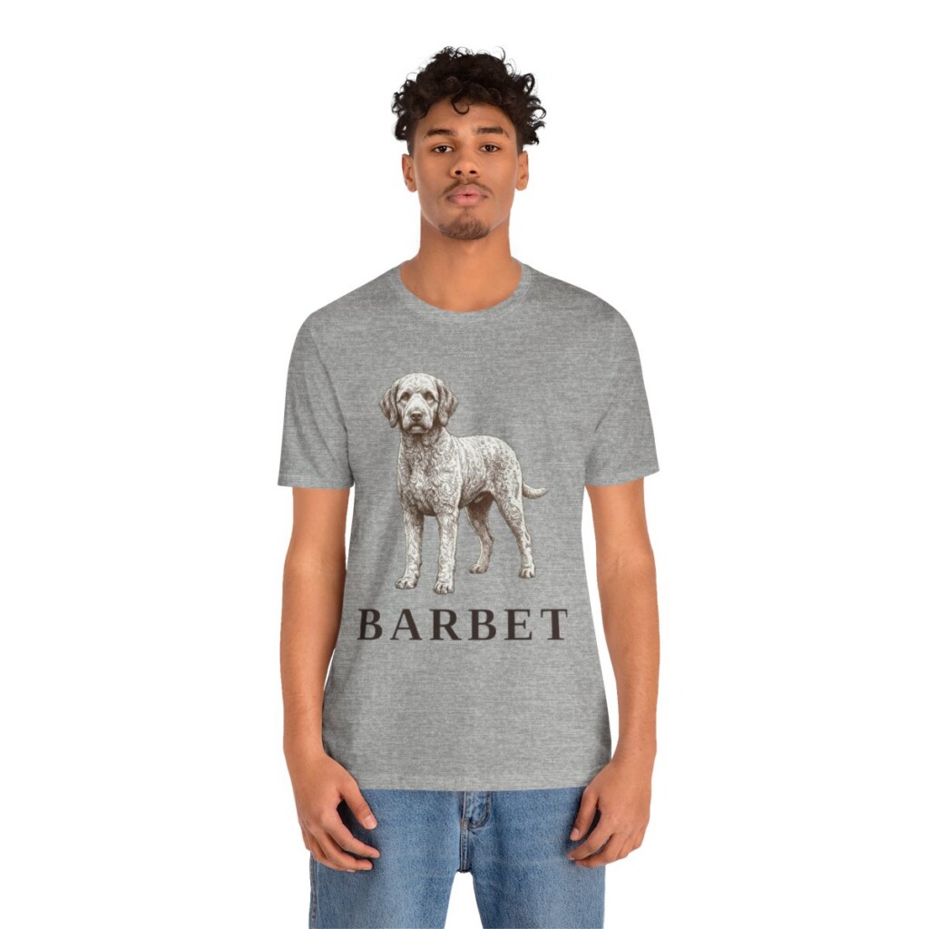 Barbet Lover Shirt, Vintage Dog Sketch Tee, Dog Lover Gift