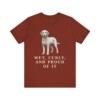 Barbet Humor Shirt, Vintage Dog Sketch Tee, Dog Humor Gift