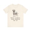 Barbet Humor Shirt, Vintage Dog Sketch Tee, Dog Humor Gift