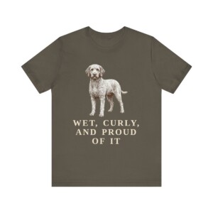 Barbet Humor Shirt, Vintage Dog Sketch Tee, Dog Humor Gift