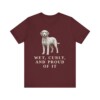 Barbet Humor Shirt, Vintage Dog Sketch Tee, Dog Humor Gift