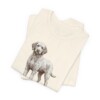 Barbet Humor Shirt, Vintage Dog Sketch Tee, Dog Humor Gift