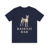 Basenji Dad Shirt, Vintage Dog Sketch Tee, Dog Dad Gift