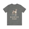 Basenji Dad Shirt, Vintage Dog Sketch Tee, Dog Dad Gift