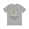 Basenji Dad Shirt, Vintage Dog Sketch Tee, Dog Dad Gift