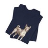 Basenji Dad Shirt, Vintage Dog Sketch Tee, Dog Dad Gift