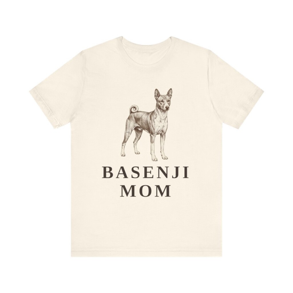 Basenji Mom Shirt, Vintage Dog Sketch Tee, Dog Mom Gift Basenji Mom Shirt, Vintage Dog Sketch Tee, Dog Mom Gift