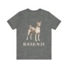 Basenji Lover Shirt, Vintage Dog Sketch Tee, Dog Lover Gift