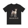 Basenji Lover Shirt, Vintage Dog Sketch Tee, Dog Lover Gift