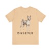 Basenji Lover Shirt, Vintage Dog Sketch Tee, Dog Lover Gift