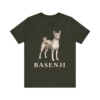 Basenji Lover Shirt, Vintage Dog Sketch Tee, Dog Lover Gift