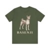 Basenji Lover Shirt, Vintage Dog Sketch Tee, Dog Lover Gift