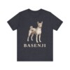 Basenji Lover Shirt, Vintage Dog Sketch Tee, Dog Lover Gift