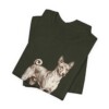 Basenji Lover Shirt, Vintage Dog Sketch Tee, Dog Lover Gift