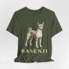 Basenji Lover Shirt, Vintage Dog Sketch Tee, Dog Lover Gift