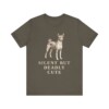 Basenji Humor Shirt, Vintage Dog Sketch Tee, Dog Humor Gift