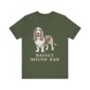 Basset Hound Dad Shirt, Vintage Dog Sketch Tee, Dog Dad Gift