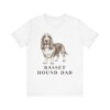 Basset Hound Dad Shirt, Vintage Dog Sketch Tee, Dog Dad Gift