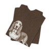 Basset Hound Dad Shirt, Vintage Dog Sketch Tee, Dog Dad Gift