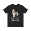 Basset Hound Lover Shirt, Vintage Dog Sketch Tee, Dog Lover Gift