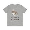 Basset Hound Lover Shirt, Vintage Dog Sketch Tee, Dog Lover Gift