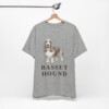 Basset Hound Lover Shirt, Vintage Dog Sketch Tee, Dog Lover Gift
