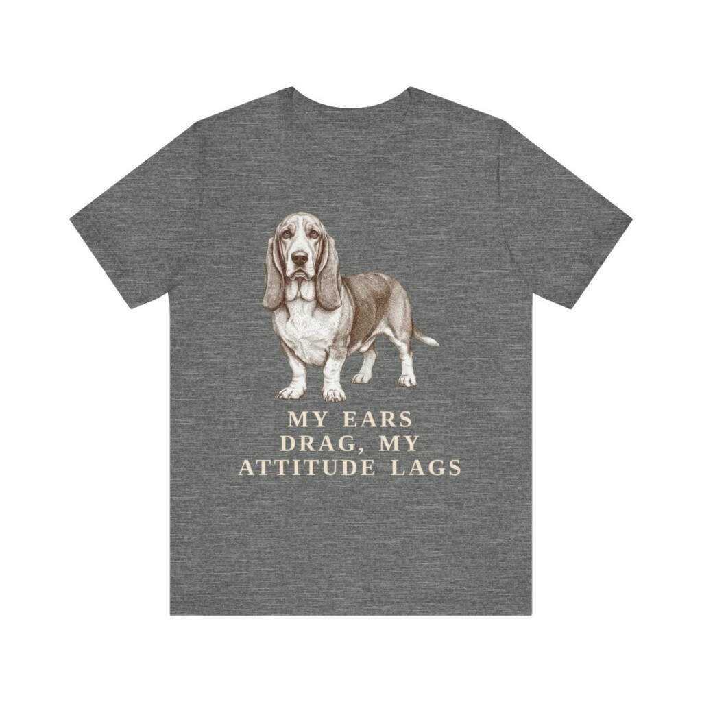 Basset Hound Humor Shirt, Vintage Dog Sketch Tee, Dog Humor Gift Basset Hound Humor Shirt, Vintage Dog Sketch Tee, Dog Humor Gift