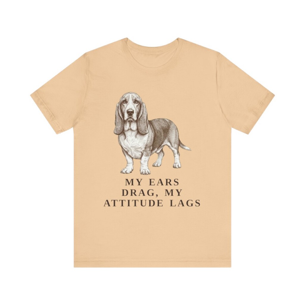 Basset Hound Humor Shirt, Vintage Dog Sketch Tee, Dog Humor Gift Basset Hound Humor Shirt, Vintage Dog Sketch Tee, Dog Humor Gift