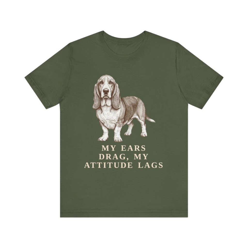 Basset Hound Humor Shirt, Vintage Dog Sketch Tee, Dog Humor Gift Basset Hound Humor Shirt, Vintage Dog Sketch Tee, Dog Humor Gift