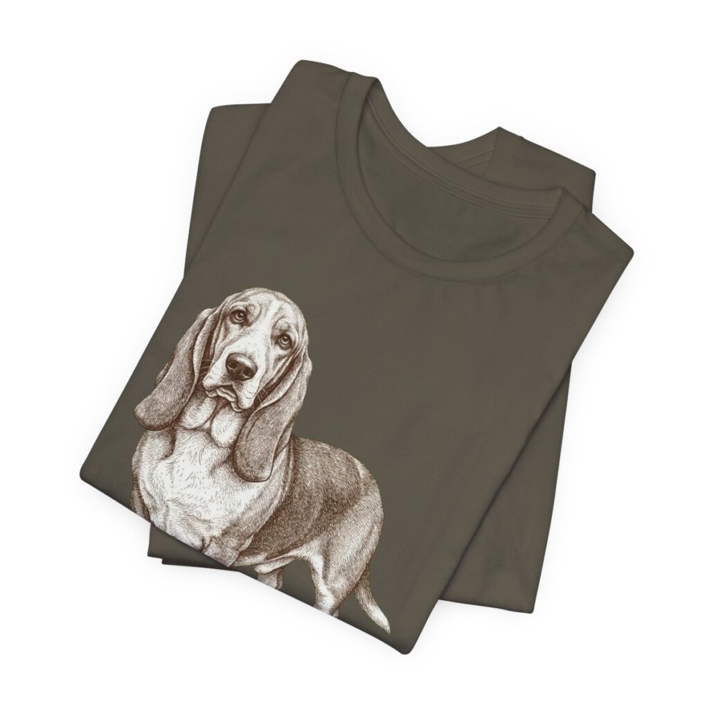 Basset Hound Humor Shirt, Vintage Dog Sketch Tee, Dog Humor Gift Basset Hound Humor Shirt, Vintage Dog Sketch Tee, Dog Humor Gift
