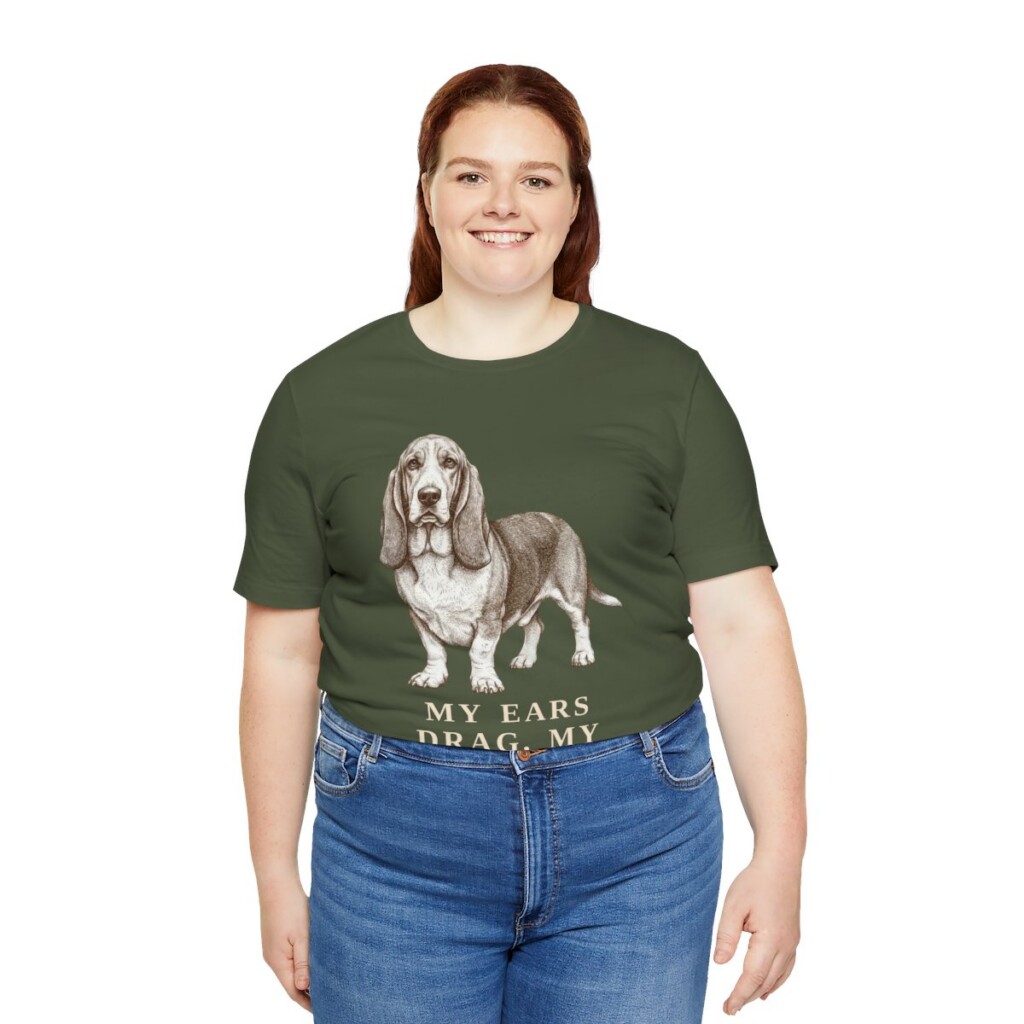 Basset Hound Humor Shirt, Vintage Dog Sketch Tee, Dog Humor Gift Basset Hound Humor Shirt, Vintage Dog Sketch Tee, Dog Humor Gift