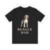 Beagle Dad Shirt, Vintage Dog Sketch Tee, Dog Dad Gift