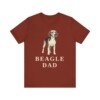 Beagle Dad Shirt, Vintage Dog Sketch Tee, Dog Dad Gift