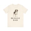 Beagle Dad Shirt, Vintage Dog Sketch Tee, Dog Dad Gift
