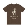Beagle Dad Shirt, Vintage Dog Sketch Tee, Dog Dad Gift