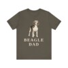 Beagle Dad Shirt, Vintage Dog Sketch Tee, Dog Dad Gift