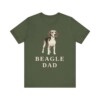 Beagle Dad Shirt, Vintage Dog Sketch Tee, Dog Dad Gift