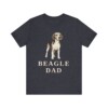 Beagle Dad Shirt, Vintage Dog Sketch Tee, Dog Dad Gift